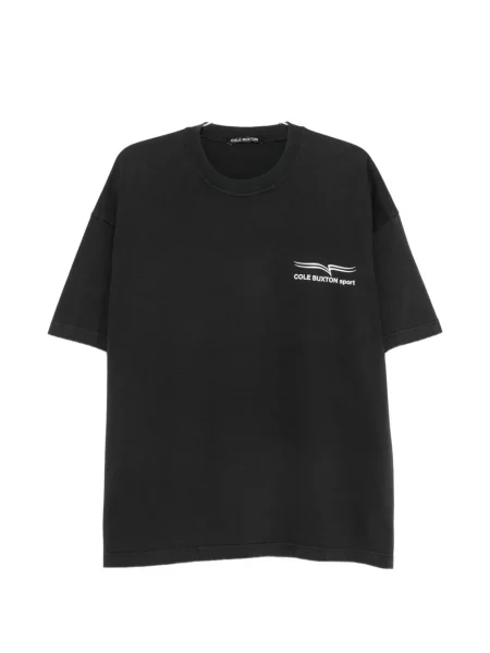 Scurt tricou Cole Buxton cu imagine negru