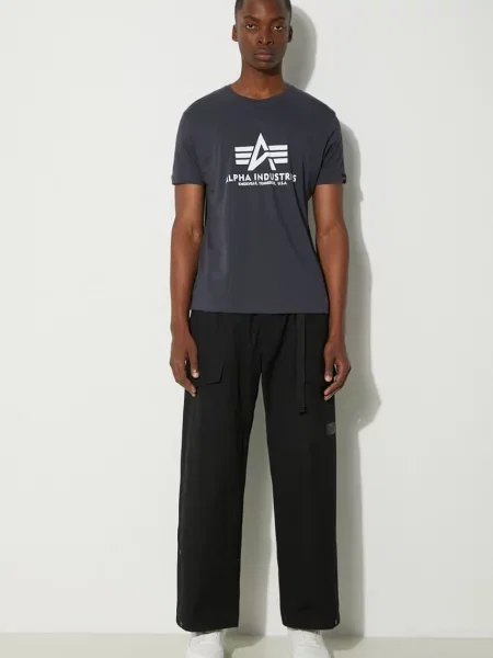 Футболка Alpha Industries Basic navy синя