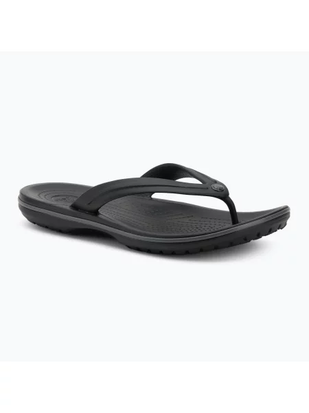 В'єтнамки Crocs Crocband Flip black/slate grey чорні