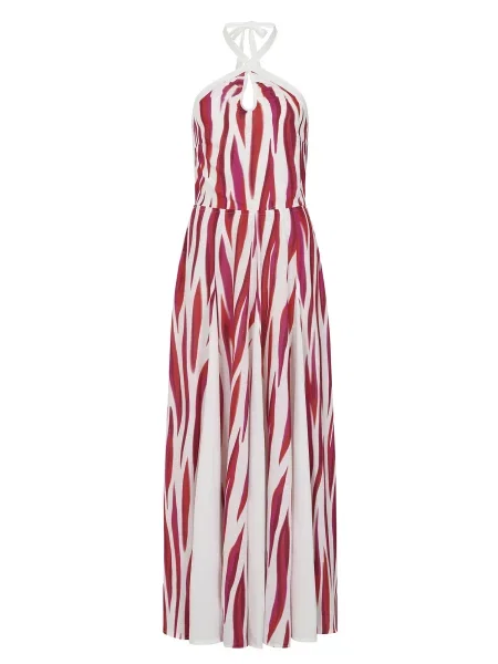 HotSquash Rochie roșu alb