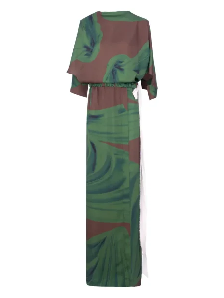 Rochie maxi V:pm Atelier cu imagine verde