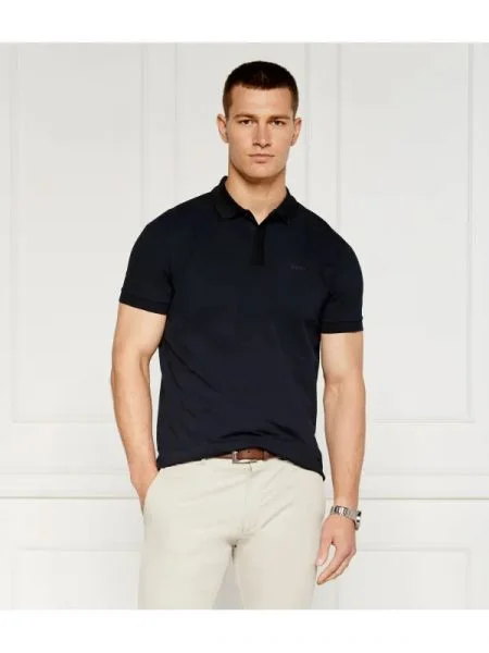BOSS GREEN Polo Paddy | stretch verde