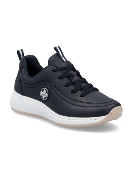 Sneakersy Rieker zamknięte noski niebieskie