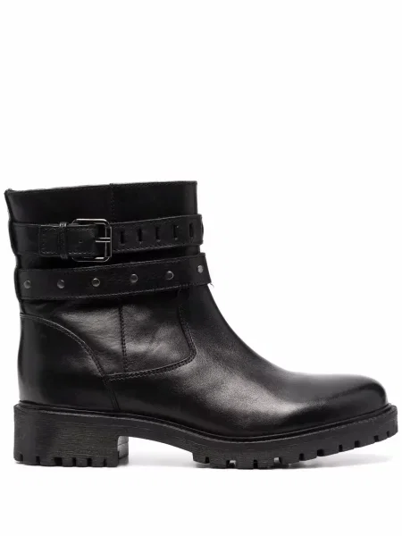 Botine Geox din piele negru