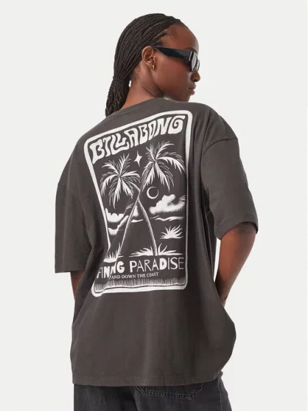 Billabong T-Shirt ciemny Oversize szary