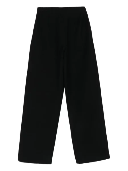Široké kalhoty Emporio Armani černé
