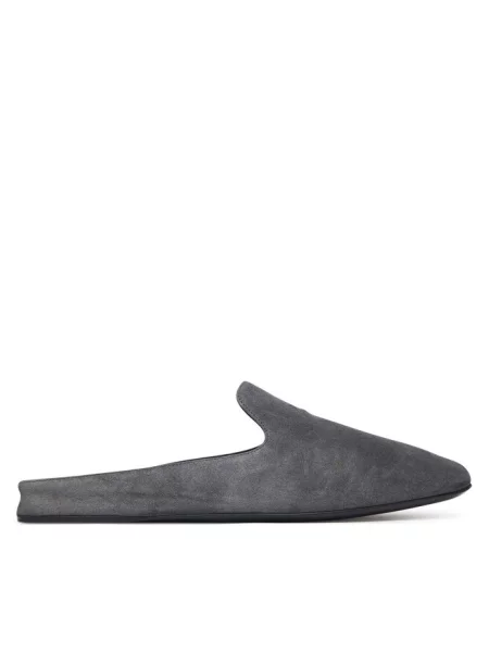 Klapki Max Mara szare