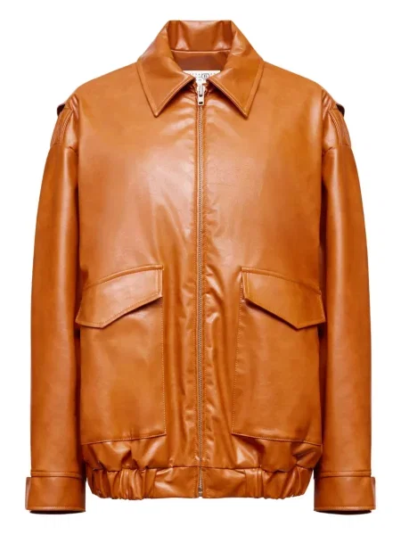 Geanta de piele Mm6 Maison Margiela portocaliu