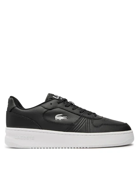 Кожени маратонки Lacoste Set черно