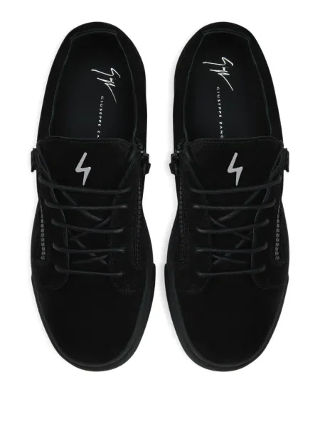 Sneakerși Giuseppe Zanotti Frankie din dantelă negru