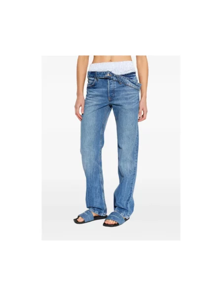 Jeansy Alexander Wang niebieskie
