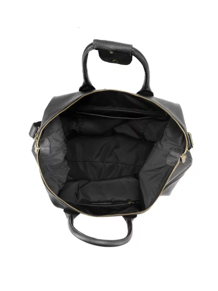 RoyalBag Дорожня сумка Шкіра чорний