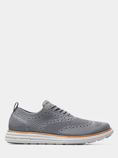 Оксфорди Cole Haan текстиль сірий