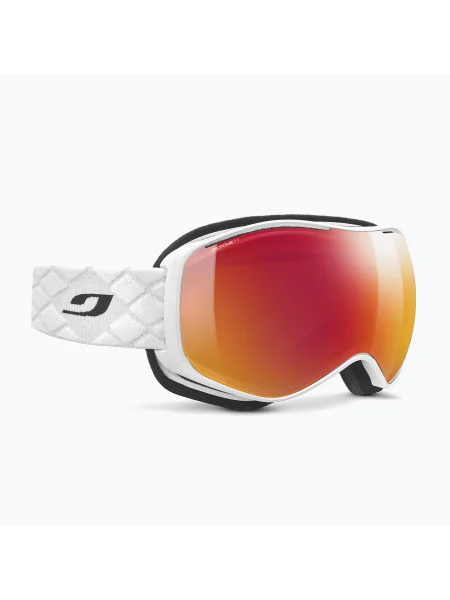 Ochelari de schi pentru femei Julbo Ellipse Spectron Glare Control alb/ roșu aprins alb