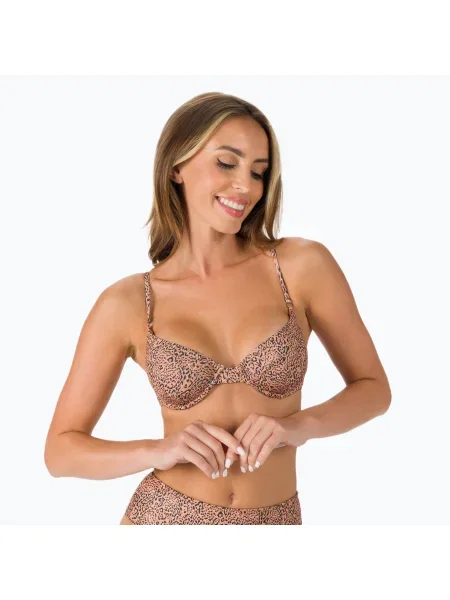 Горна част на бански костюм Billabong Hidden Shore Morgan toffee бежово