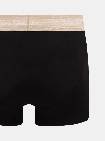Boxeralsó Calvin Klein Low Rise Trunk 5 pairs black in plume wb/black in misty sage wb. Méret: S fekete