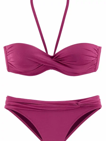 LASCANA Bikiny Wire' fialová