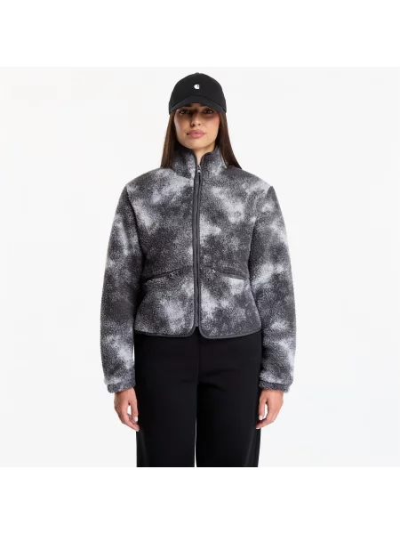 Μπουφάν Urban Classics Printed Sherpa Jacket Grey Tie Dye S γκρι