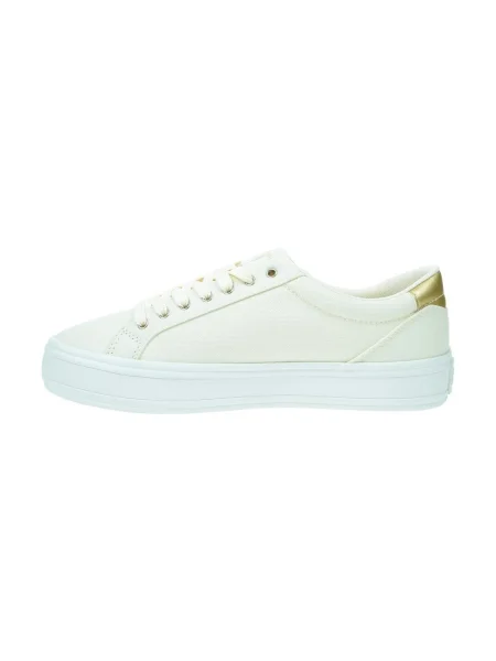 Pantofi Tommy Hilfiger din canvas alb