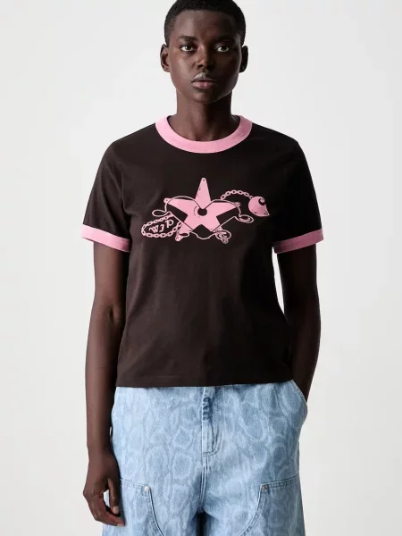 Carhartt WIP W S/S Outlaw Star Ringer tricou din pentru femei