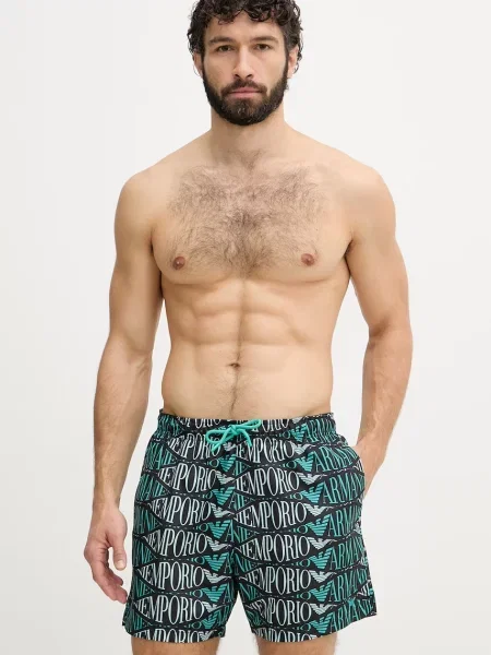 Emporio Armani Underwear σορτς μαγιό Ανδρικά πράσινο