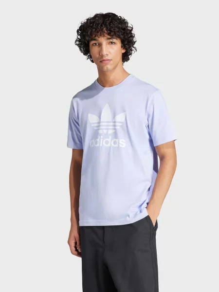 Adidas Adicolor Classics Trefoil Футболка фіолетовий