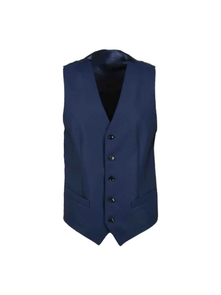 Kamizelka Alessandro Dell'acqua elegancka niebieska