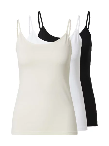 GAP Top fildeş / negru alb