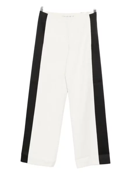 Pantaloni Christopher Esber cu dungi alb