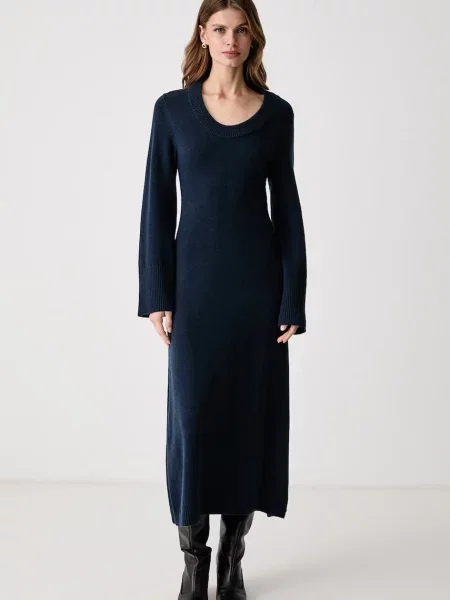 Tommy Hilfiger rochie tricotată cu lână