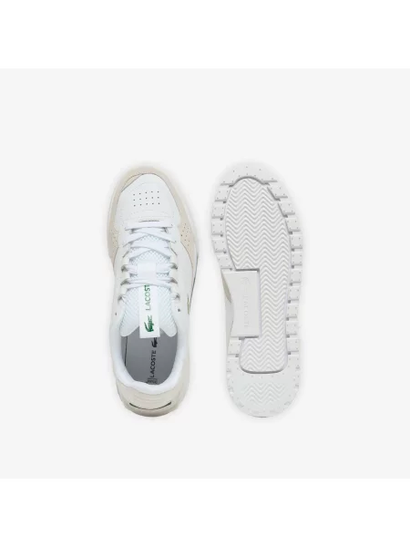 Lacoste Skórzane Sneakersy Slam Break białe