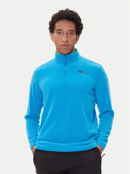 Fleecová mikina Jack Wolfskin modrá