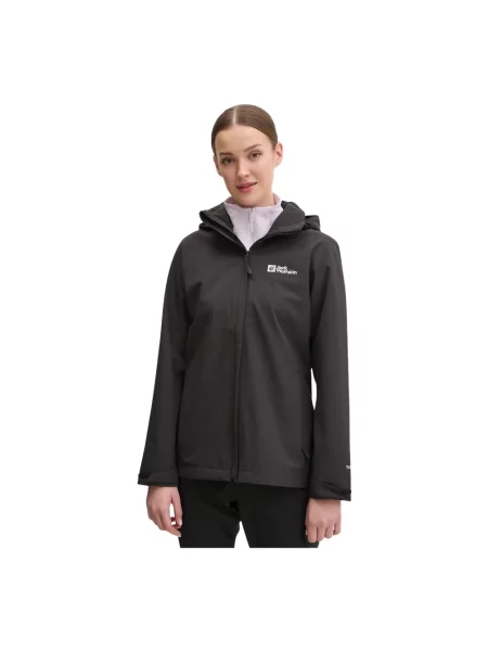 Kurtka przeciwdeszczowa Jack Wolfskin Trailtime 2L black czarna