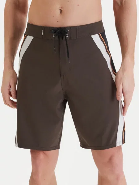 Quiksilver Plaukimo šortai Mercury Panel ruda