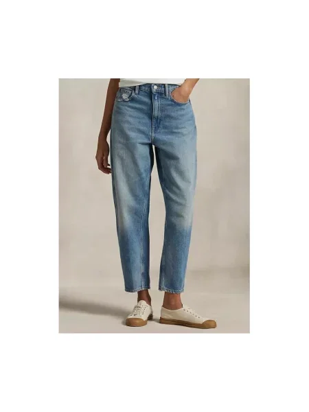 Polo Ralph Lauren Jeansy Mom Fit niebieski