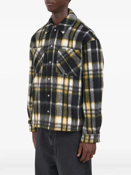 Kostkovaná košile Represent černá