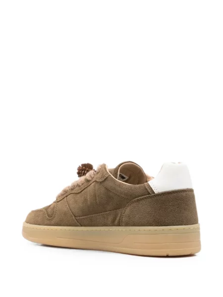 Szarvasbőr sneaker D.a.t.e. autogrammal barna