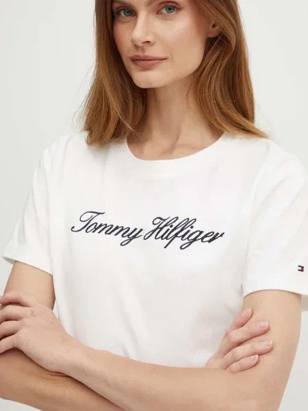 Тениска Tommy Hilfiger бяло