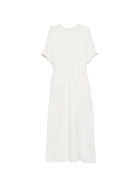 Scurt rochie midi Victoria Beckham alb