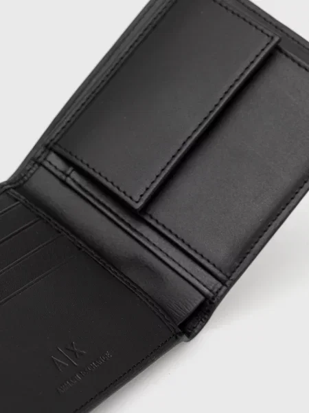 Шкіряний гаманець Armani Exchange