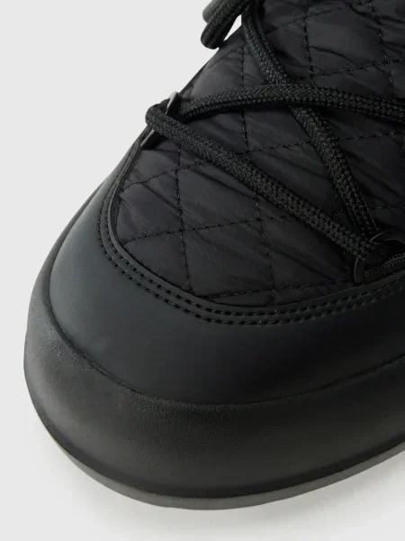 Prešívaný čižmy Moon Boot čierna