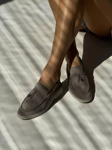 Замшевые лоферы 105.store