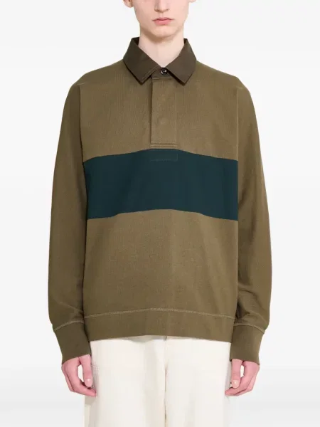 Tricou polo Margaret Howell verde