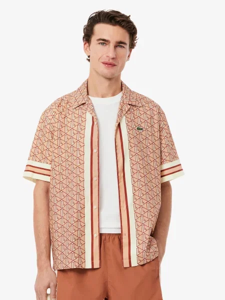 Рубашка Lacoste бежевая
