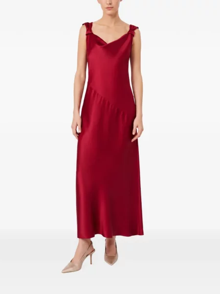 Rochie Max Mara din satin roșu