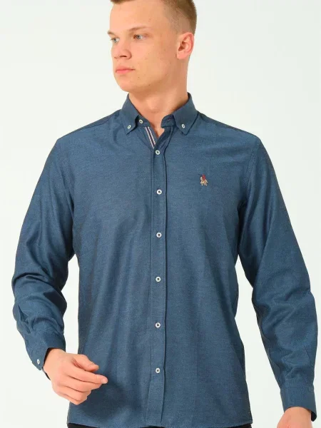 Риза Dewberry синьо