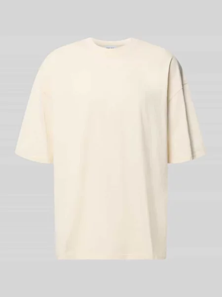T-shirt o kroju oversized fit z czystej bawełny z nadrukiem z logo Review