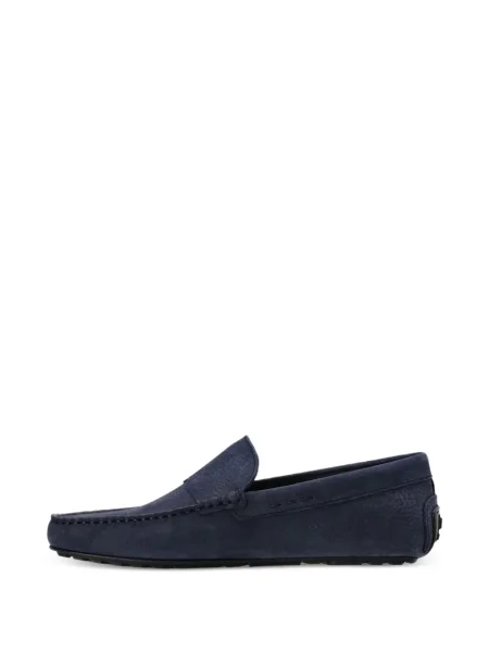 Pantofi loafer Boss din piele albastru
