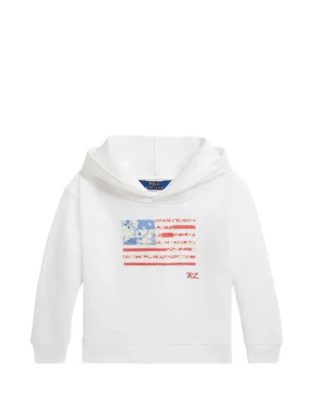 Bluza z kapturem dziecięca Polo Ralph Lauren biała