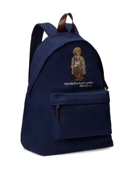 Chiloți Polo Ralph Lauren din țesătură twill cu autograf cu glugă albastru